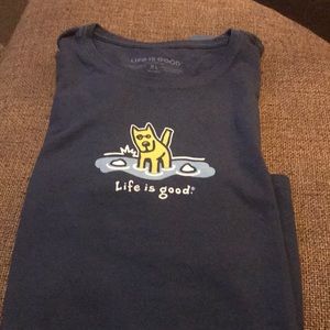 Life is Good Tee shirt women’s XL